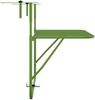 vidaXL Balkontisch Grün 60x40 cm Stahl 340918 Bild 4