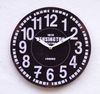LB H&F Lilienburg Wanduhr Uhr Wand Küche Vintage Wanduhr große Ziffern analog Wanddeko Bild 1