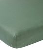 Meyco Home Spannbettlaken Uni Forest Green, Jersey, Gummizug: Rundum, (1 Stück), 120x200 cm Bild 4