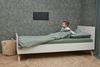 Meyco Home Spannbettlaken Uni Forest Green, Jersey, Gummizug: Rundum, (1 Stück), 120x200 cm Bild 2