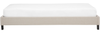 Polsterbett beige Lattenrost 90x200 cm ROANNE Bild 5