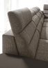Couchgarnitur PASCARA U-Form mit Schlaffunktion-Braun /Ottomane Rechts Bild 2