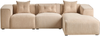 Ecksofa DOLVA Cord Beige Linksseitig Bild 4