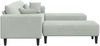 vidaXL Sofa 3 pcs Hellgrau 250 x 188 x 76 cm Samt 3335172 Bild 5
