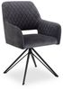 SANSIBAR Living Esszimmerstuhl Polsterstuhl SANSIBAR HORUM BHT 57x88x63 cm grau Esszimmerstuhl Bild 4