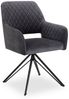 SANSIBAR Living Esszimmerstuhl Polsterstuhl SANSIBAR HORUM BHT 57x88x63 cm grau Esszimmerstuhl Bild 5