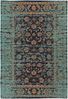 Teppich Charme 225 Multi / Blau 80cm x 150cm | Vintage-Stil | Flachflor Bild 4