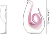 Riedel CURLY Dekanter 0,75l pink Bild 5
