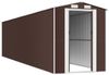 vidaXL Geräteschuppen Dunkelbraun 192x855x223 cm Verzinkter Stahl 3147468 Bild 4