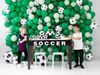 partydeco Einwegbecher, Papier, Pappbecher Fußball 220ml schwarz weiß 6er Set Bild 4