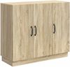 vidaXL Sideboard Sonoma-Eiche 89 x 34,5 x 77 cm Holzwerkstoff 895337 Bild 2