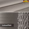 ANRO Duschvorhang WAFFEL Anti-Schimmel Waffel Hochwertig Badezimmervorhang Wasserperlend Breite 180 cm (Packung, 1-tlg, Duschvorhang inkl. Aufhängeringe), robuster Vorhang Stangenaufhängung 180x200 cm Spa Design Creme Bild 4