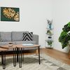 Relaxdays Weißes Eckregal aus Metall mit 4 Ablagen Bild 4