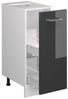 Apothekerschrank R-Line Anthrazit Hochglanz 30 cm ohne Arbeitsplatte Vicco Bild 3
