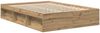 Doppelbett, Bettgestell Modernen ohne Matratze Artisan-Eiche 140x200cm Holzwerkstoff d1757e Bild 4