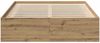 Doppelbett, Bettgestell Modernen ohne Matratze Artisan-Eiche 140x200cm Holzwerkstoff d1757e Bild 5
