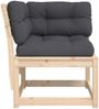 vidaXL Garten-Ecksofa mit Kissen 73x73x78 cm Massivholz Kiefer 844684 Bild 5