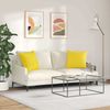 vidaXL Sofakissen 2 pcs Helles Gelb 50 x 50 cm Stoff 42013963 Bild 4