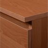 Home Collective Kommode 60 cm breit Holz Highboard Sideboard für Flur Schlafzimmer Wohnzimmer (Kommode Schlafzimmer Kommode mit Schubladen Holz Schrank), Kinderzimmer Organizer, 77 cm hoch mit 3 Schubladen Erle Bild 2