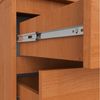 Home Collective Kommode 60 cm breit Holz Highboard Sideboard für Flur Schlafzimmer Wohnzimmer (Kommode Schlafzimmer Kommode mit Schubladen Holz Schrank), Kinderzimmer Organizer, 77 cm hoch mit 3 Schubladen Erle Bild 3