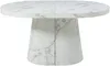 Vente-unique - CLOEVA Esstisch Holz, Platte Weiß - B 100 cm x H 76 cm x L 250 cm300 cm150 cm200 cm Bild 5