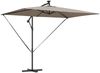 vidaXL Sonnenschirm Taupe 294 x 200 x 270 cm Polyester und Aluminium 42003394 Bild 2