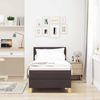 vidaXL Boxspringbett mit Kissen Dunkelbraun 80 x 200 cm Stoff 3338954 Bild 3