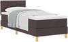vidaXL Boxspringbett mit Kissen Dunkelbraun 80 x 200 cm Stoff 3338954 Bild 2