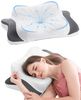 Elegear Nackenstützkissen 60X38cm Kopfkissen aus Memory Schaum, 8/12cm Schlafkissen, Füllung: Memory-Foam, Rückenschläfer, Seitenschläfer, Bauchschläfer, höhenverstellbare Nackenstützkissen gegen Nackenschmerzen Bild 5