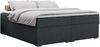 Boxspringbett - Doppelbett mit Multipocket-Matratze - BESS -200x200 - Dunkelgrau Stoff - H4 Bild 3