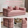 Leawin Sofa 4-in-1 Wohnzimmersofa mit Bettfunktion – faltbares Cord Schlafsofa, Bequemes & modernes Schlafsofa aus Cord – ideal für kleine Räume Bild 4