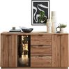 Innostyle Sideboard Donna Sideborad, 180 x 93 x 48 (BxHxT) (1 St), Beleuchtung optional bestellbar, 3 türig, 3 Schubkasten, Softclose Bild 2