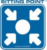 Sitting Point Sitzsack Shara XXL Cord in anthrazit Bild 1