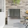 vidaXL Außenlagerbox Silber 80 x 50,5 x 50 cm Stahl 874571 Bild 4