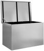 vidaXL Außenlagerbox Silber 80 x 50,5 x 50 cm Stahl 874571 Bild 5