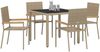 vidaXL Garten Essgruppe 5 pcs Beige Poly-Rattan 3365389 Bild 3