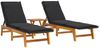 3-tlg. Garten-Lounge-Set, Gartenmöbel Poly Rattan & Massivholz Akazie Bild 3