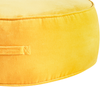 Pouf YULLE Samtstoff Gelb Bild 5