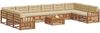 vidaXL Sofagarnituren 11 pcs Natur und Beige Massivholz Akazie 3374243 Bild 3
