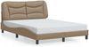 vidaXL Bettgestell ohne Matratze "Hvar" Cappuccino-Braun 120x200 cm Kunstleder 3207992 Bild 2