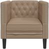 vidaXL Chesterfield-Sessel Cappuccino Kunstleder 372657 Bild 4