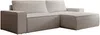 Vente-unique - AMELIA Sofa StoffSamt Beige - B 160 cm x H 85 cm x L 267 cm Bild 4