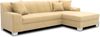 DOMO. collection Ecksofa Capri, Sofa in L-Form mit Füßen aus Chrom, Eckcouch, Polsterecke, Couch 239 x 152 x 75 cm (BxTxH), beige Bild 2