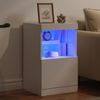 vidaXL Sideboard mit LED-Leuchten Weiß 41x37x67 cm 836679 Bild 4