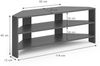 Lowboard Anthrazit 114 x 45 cm Vicco Bild 3