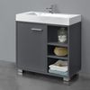 Waschbeckenunterschrank Narvik 56x60x31 cm Dunkelgrau en. casa Bild 5