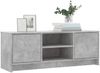 vidaXL TV-Schrank Betongrau 102x30x37,5 cm Holzwerkstoff 823257 Bild 3