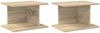 vidaXL Nachttisch 2 pcs Sonoma-Eiche 40 x 30 x 25 cm Holzwerkstoff 891173 Bild 2