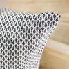 Kissen Deko von LYSEL® - grau Tropfen Golea 48x48 Baumwolle Polyester kissenbezug Dekokissen Bild 2