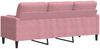 vidaXL 3-Sitzer-Sofa mit Zierkissen Rosa 180 cm Samt 3278232 Bild 5